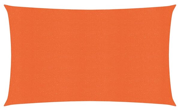 Sunshade Sail 160 g/m² Orange 2x5 m HDPE
