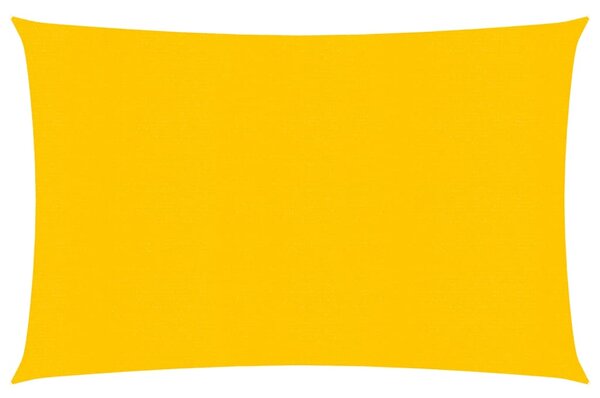 Sunshade Sail 160 g/m² Yellow 2.5x3.5 m HDPE