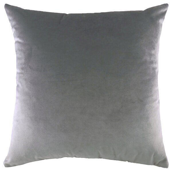 Opulent Velvet Cushion - Steel - 50x50cm