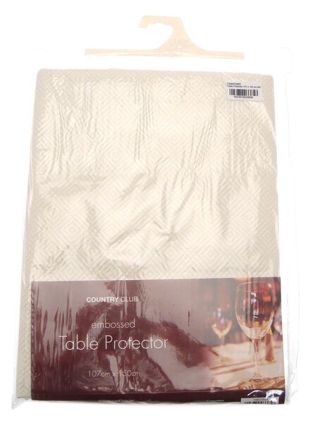 Embossed Table Protector Natural
