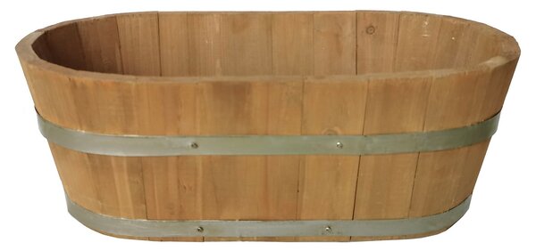 Wooden Trough Planter - 45cm