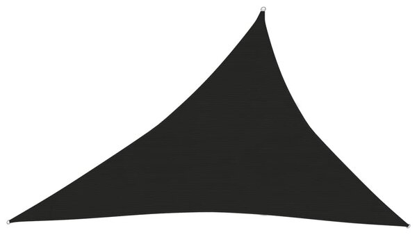 Sunshade Sail 160 g/m² Black 3x4x5 m HDPE