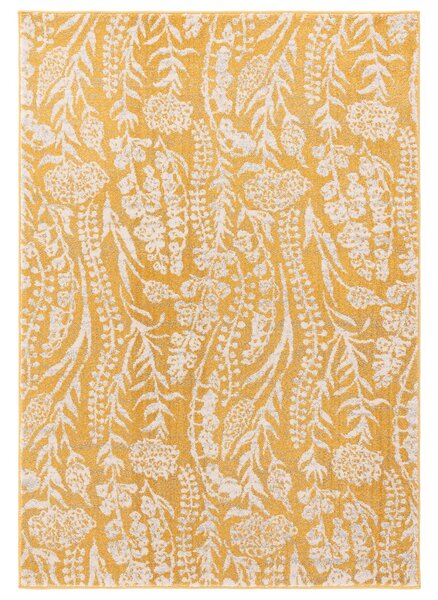 Country Floral Rug - Ochre - 120x170cm