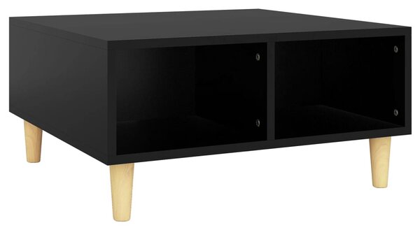 Coffee Table Black 60x60x30 cm Engineered Wood