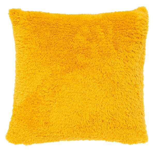 Snuggle Fleece Cushion - 50cm - Ochre
