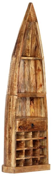 Wine Rack 50x40x180 cm Solid Mango Wood