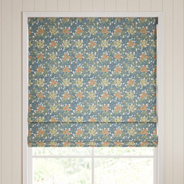 William Morris Bower Made To Measure Roman Blind Bluebird