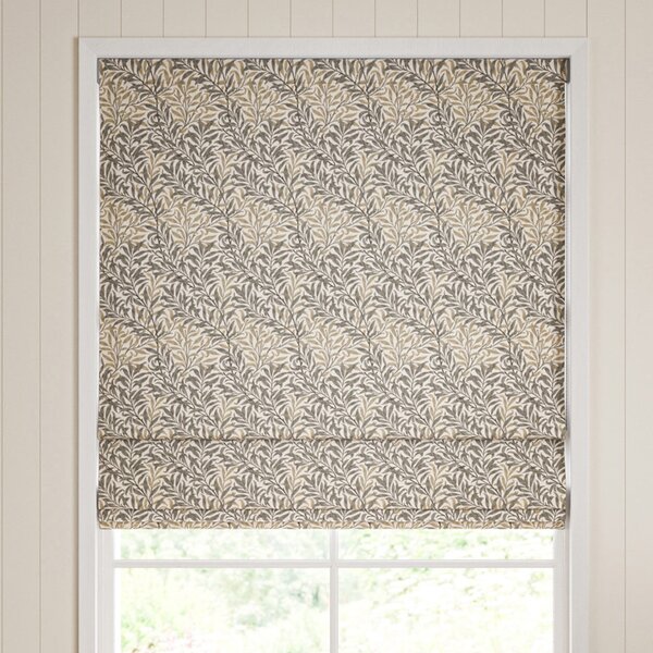 William Morris Willow Bough Made To Measure Roman Blind Flax