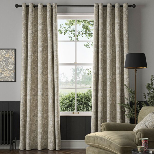 William Morris Double Bough Made To Measure Curtains Barley