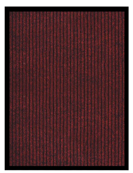 Doormat Striped Red 60x80 cm