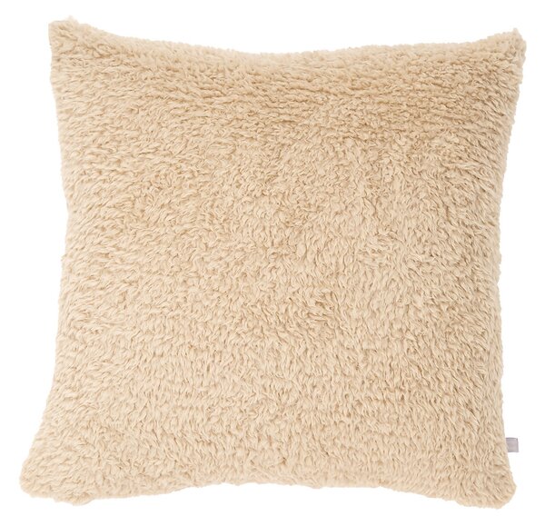 Snuggle Fleece Cushion - 50cm - Latte
