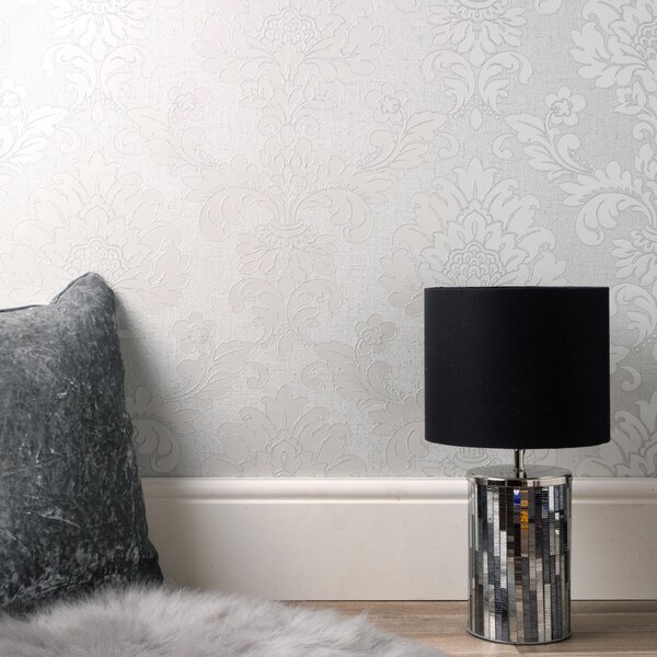 Quartz Damask Wallpaper