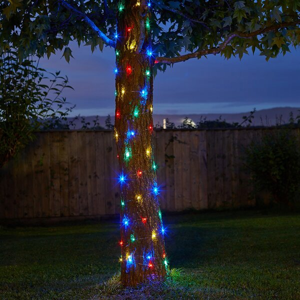 100 Multicoloured Firefly String Lights