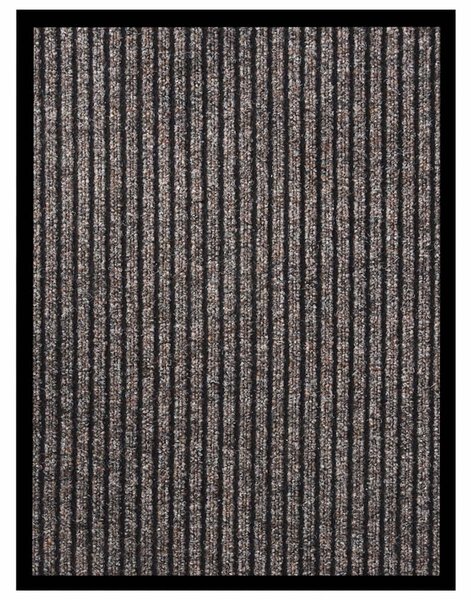 Doormat Striped Beige 40x60 cm