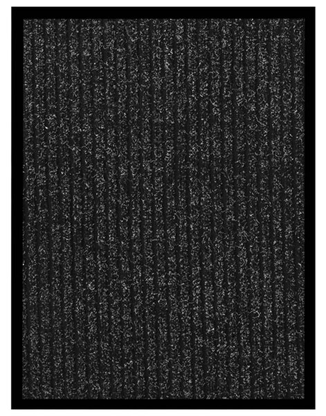 Doormat Striped Anthracite 40x60 cm