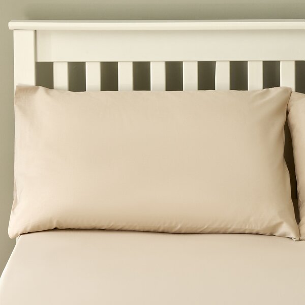 The Willow Manor Easy Care Pillowcase Pair - Linen