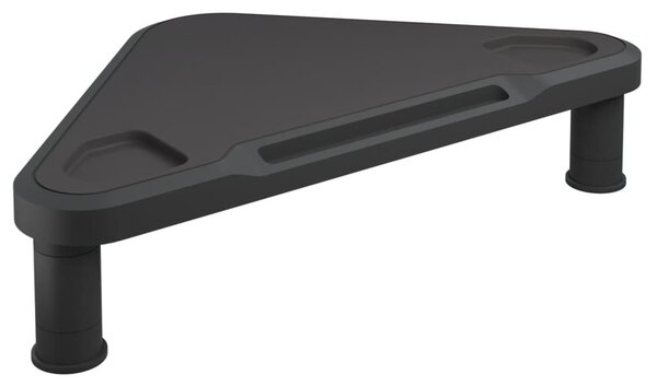 Corner Monitor Stand Black 49x28x10.5 cm