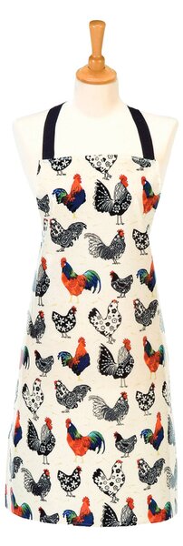 Ulster Weavers Rooster PVC Apron Off White, Blue and Red