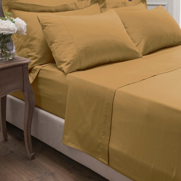 Dorma Smooth & Soft 300 Thread Count Cotton Sateen Flat Sheet