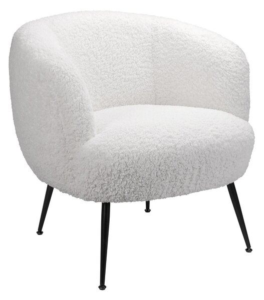 Tori Boucle Tub Chair - White