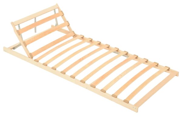Slatted Bed Base with 13 Slats Adjustable Head 90x200 cm
