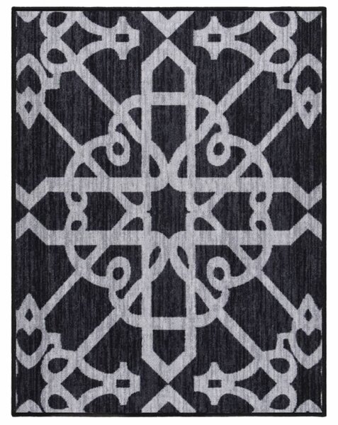Carpet Runner Black 80x100 cm