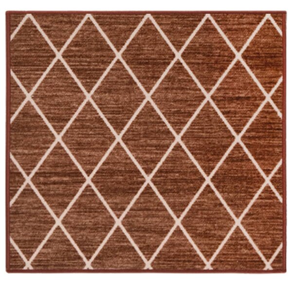 Carpet Runner Dark Brown 80x100 cm