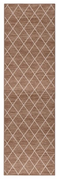 Carpet Runner Light Brown 80x350 cm