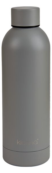 Stainless Steel Soft Touch Bottle - Grey