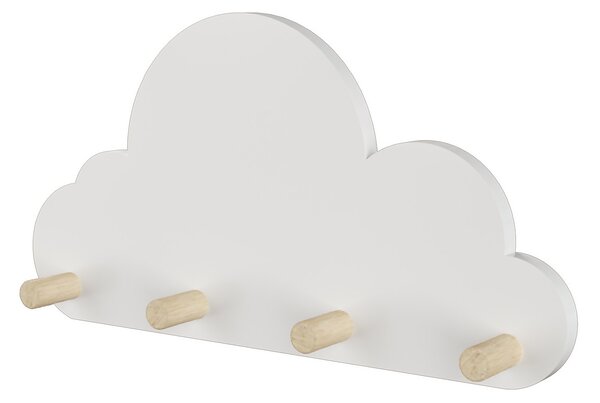 Kids Cloud Shelf with Hooks