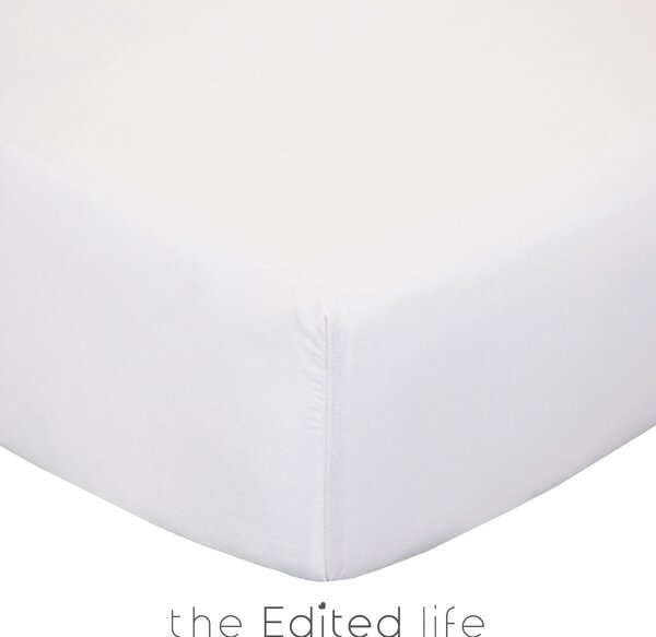 Pack of 2 100% Organic Cotton Fitted Sheets Organic Cotton Cloud