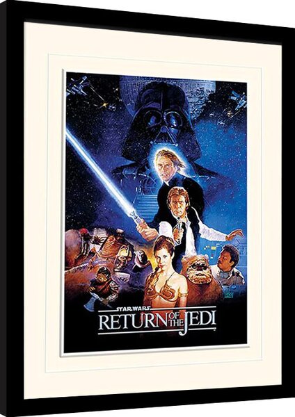 Framed poster Star Wars: Return of the Jedi - One Sheet