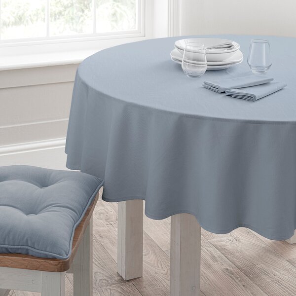 Isabelle Round Tablecloth Blue