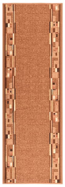 Carpet Runner Brown 80x250 cm Anti Slip