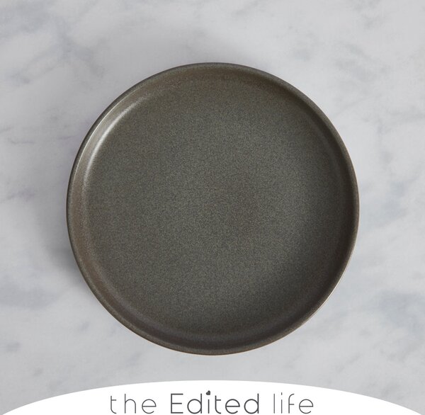 Urban Charcoal Stoneware Side Plate grey