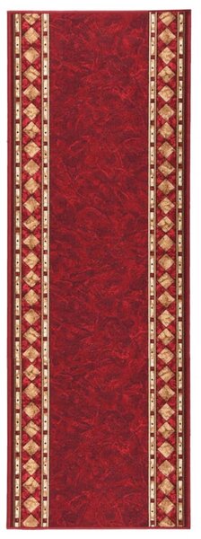 Carpet Runner Red 67x200 cm Anti Slip