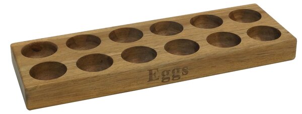 Acacia Egg Holder Natural