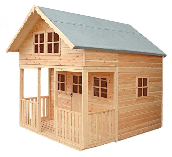 Shire 8 x 10ft Lodge Kids Wooden Playhouse - Including Installation