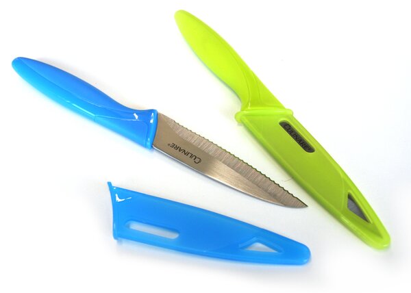 Culinare 2 PC Knife Set Green/Blue