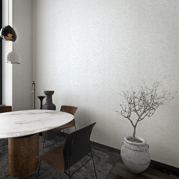 Noordwand Vintage Deluxe Wallpaper Stucco Crackle Beige and White
