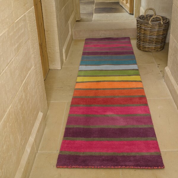 Candy Wool Runner Pink, Yellow, Green, Blue and Purple