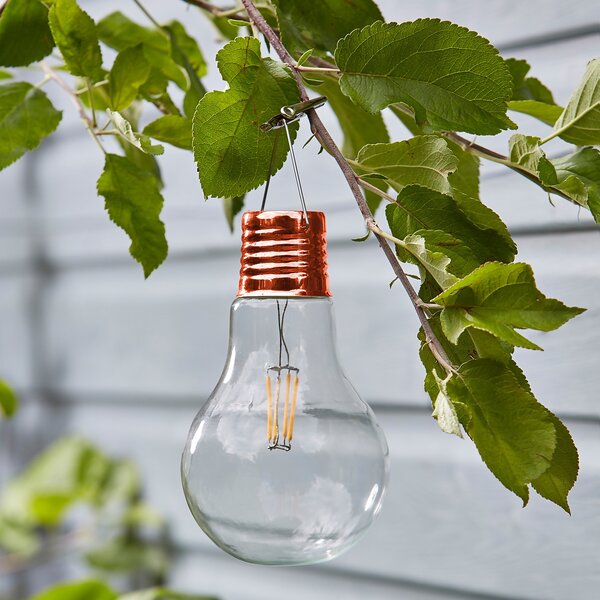 House Beautiful Solar Powered Vintage Light Bulb