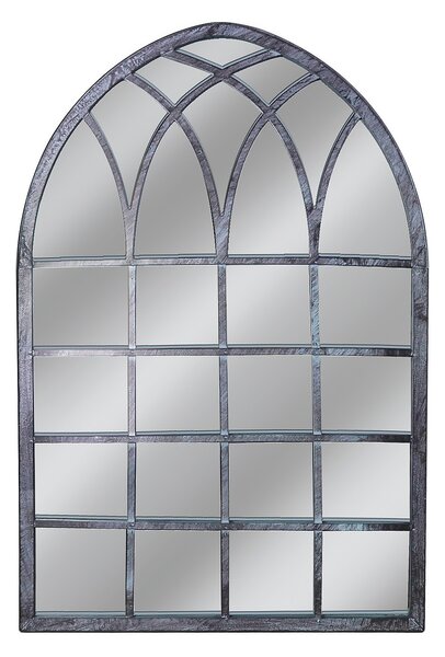 Metal Framed Gothic Outdoor Garden Mirror