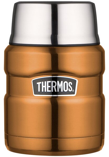 Thermos Copper 470ml Food Flask Brown/Silver