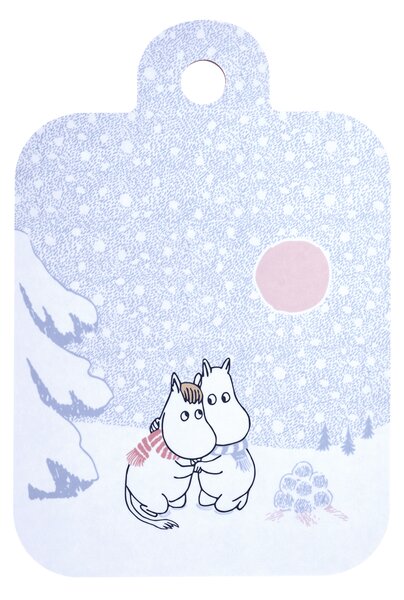 Muurla Moomin cutting board 21x31 cm Let it snow