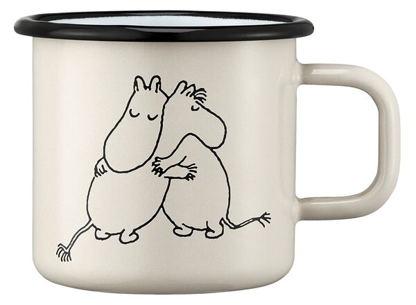 Muurla Moomin 80 enamel mug 37 cl White