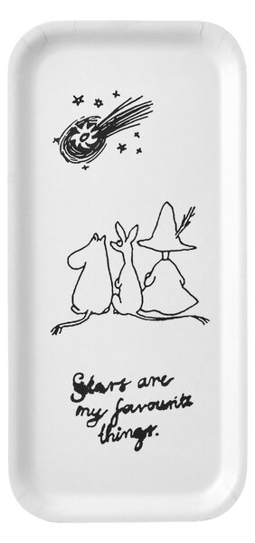 Muurla Moomin 80 tray 13x27 cm White