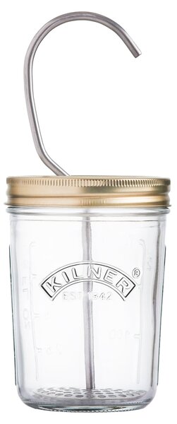 Kilner Mayonnaise and Sauce Jar Set Clear, Silver and Gold