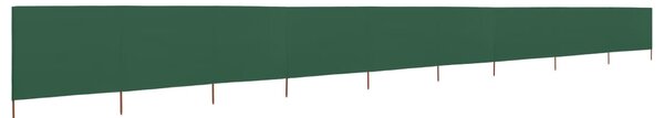 9-panel Wind Screen Fabric 1200x120 cm Green