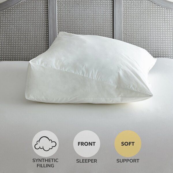Wedge Support Soft-Support Pillow White